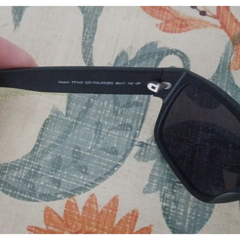 TOM FORD Mason TF445 02D Poralized 58.17 140 *3P Sunglasses Matt Black